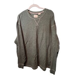 Red Head Brand Co. 2XL Olive Green Thermal Long Sleeve T‎ Shirt Mens